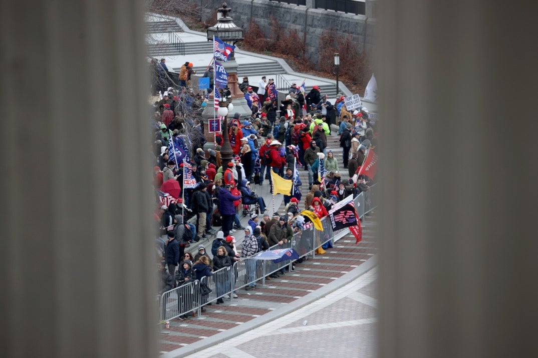 Pro-Trump Protesters Storm U.S. Capitol Photos 9