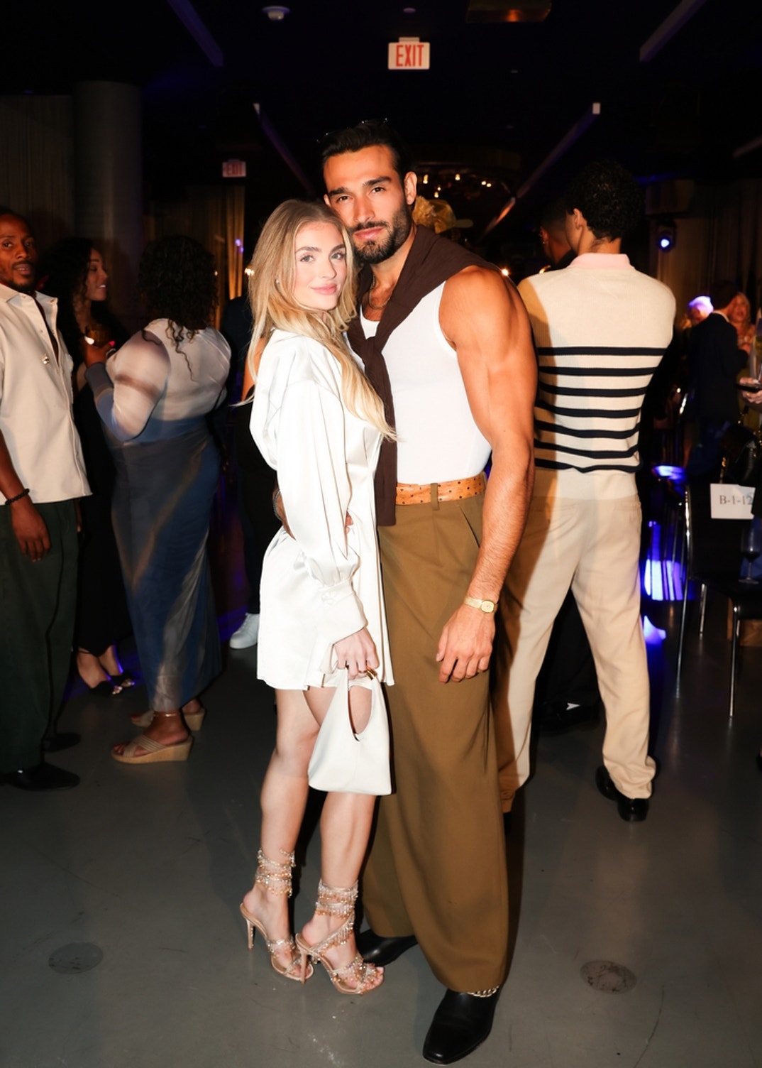 Sam Asghari and gf Brooke Irvine