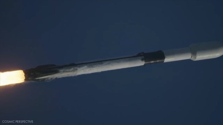 close up falcon 9 rocket