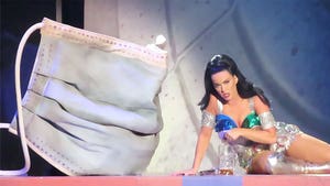 Katy Perry Lactates a Corona Beer During Vegas Residency Concert