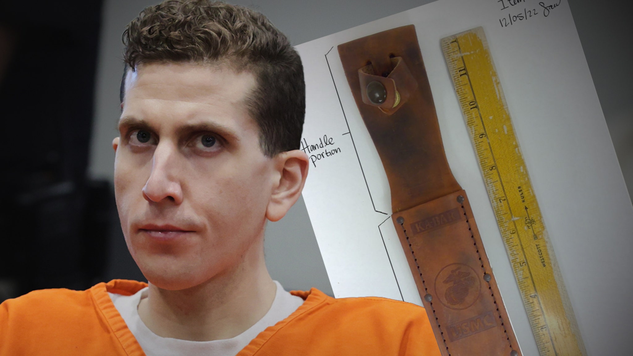 Bryan Kohberger’s Ka-Bar Knife Sheath Seen for First Time Since Slaughter