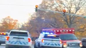 Stolen ambulance crashes into police cars in Chicago