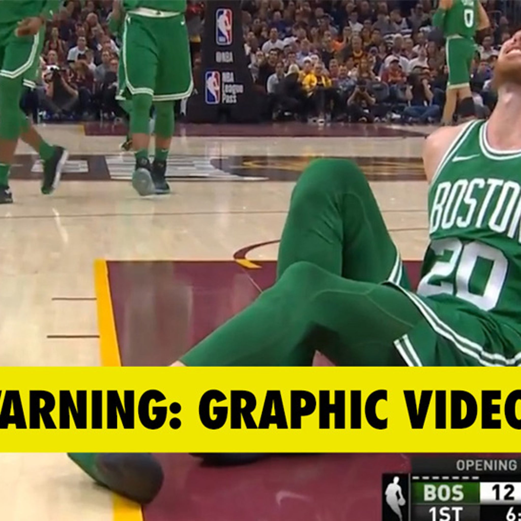 Celtics Gordon Hayward diagnosed with ankle sprain, will miss 4 weeks