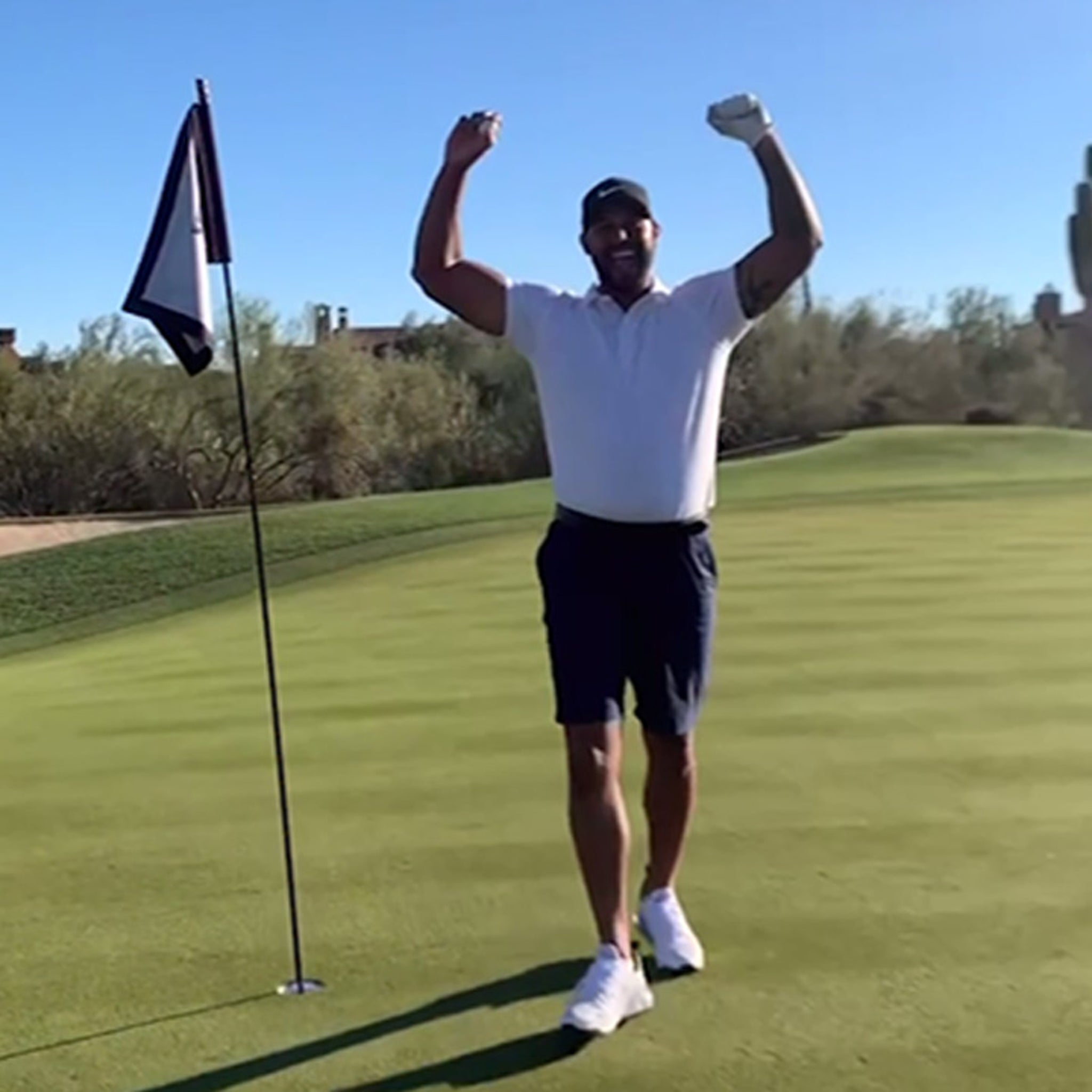 New York Yankees' Aaron Hicks makes hole-in-one on par 4