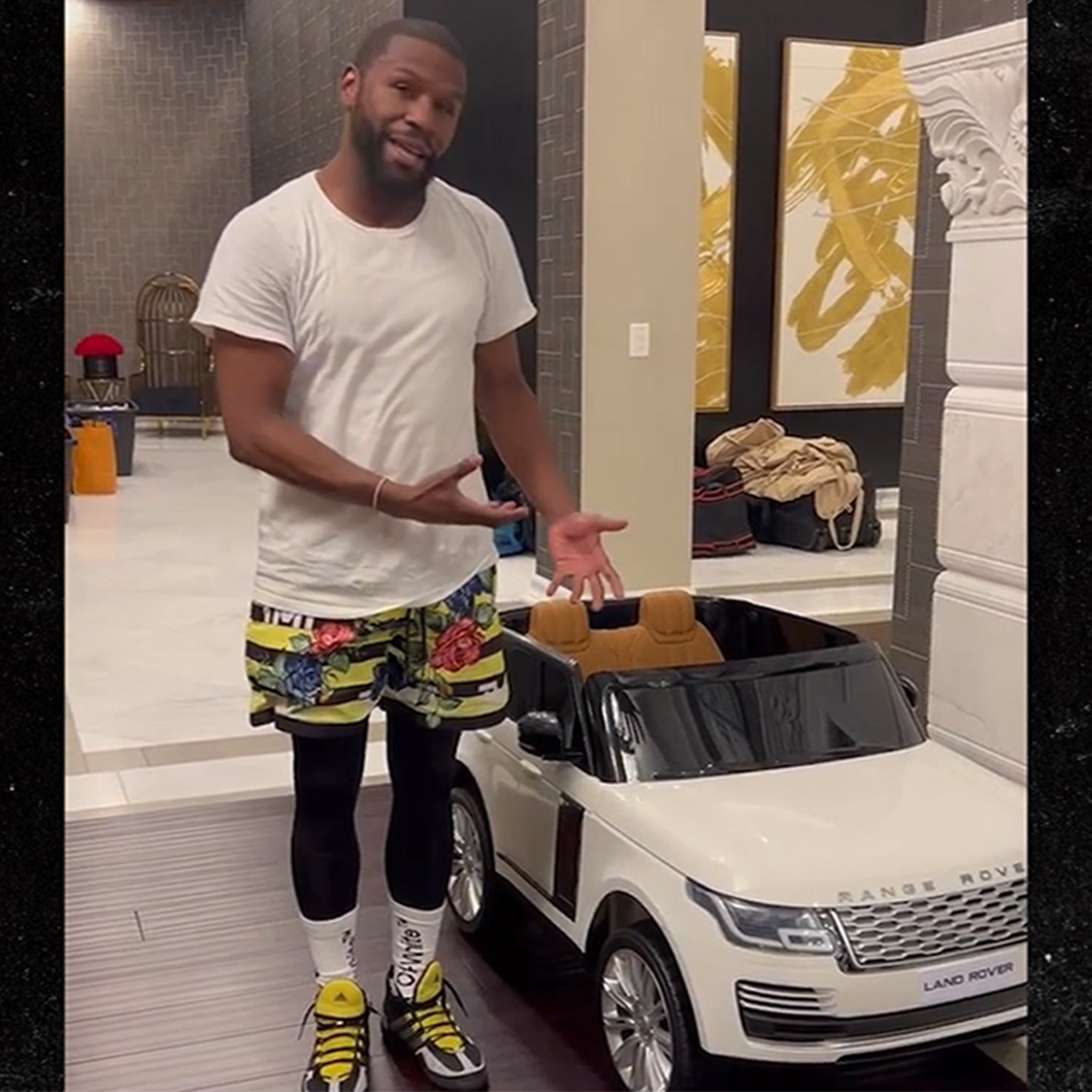 Floyd Mayweather Made Sure His Grandson Is Riding In Style