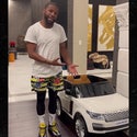 Floyd Mayweather Gifts Grandson Mini-Range Rover, 'Every Day Is Christmas'