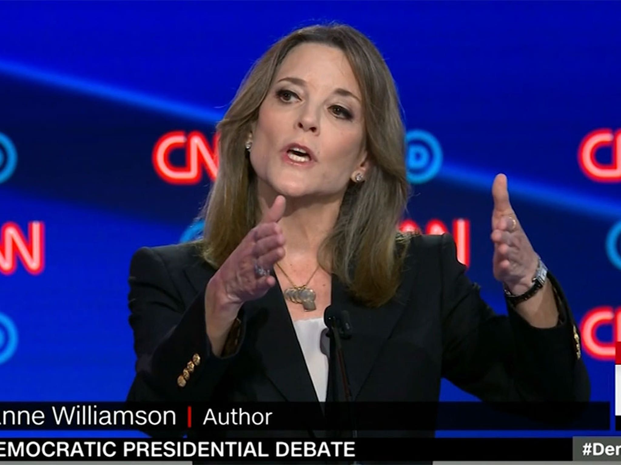 Williamson wants up to $500 billion for reparations plan Marianne  Williamson wants up to $500 billion for reparations plan