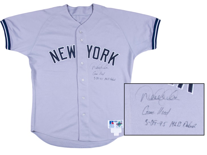 Derek Jeter's NY Yankees Debut Jersey Sells For $369k!!!