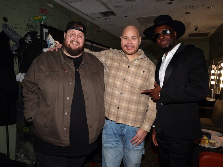 Fat Joe and Jelly Roll Hang For Wyclef Concert