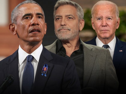 obama biden clooney getty 1