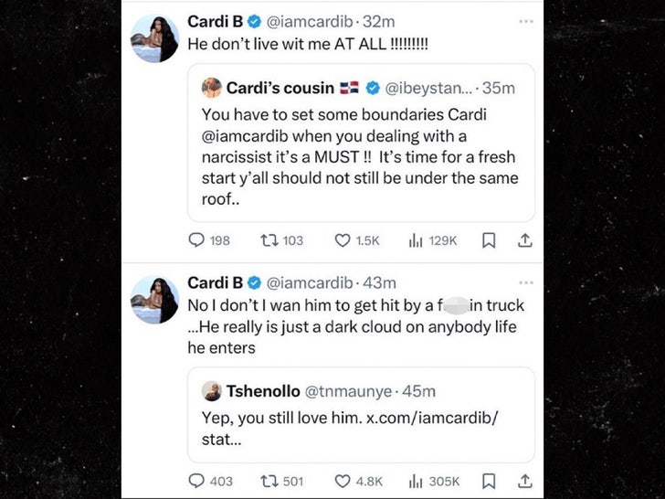 cardi b x