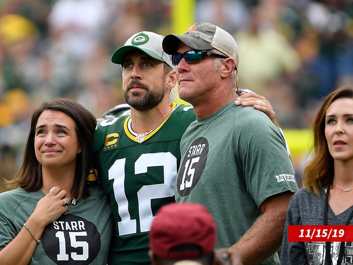 Aaron Rodgers Brett Favre