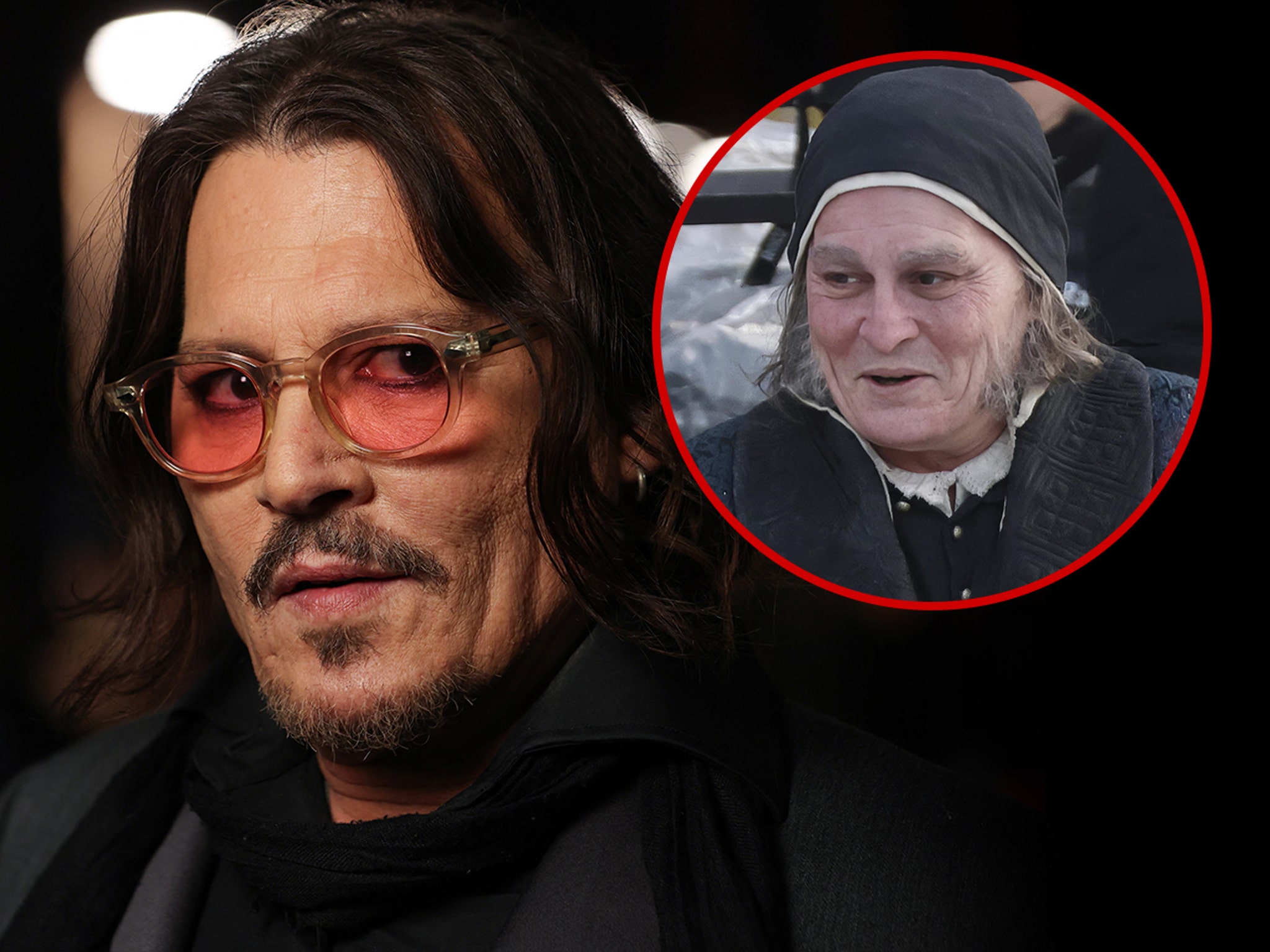 Johnny Depp Looks Unrecognizable on Set of New 'A Christmas Carol'