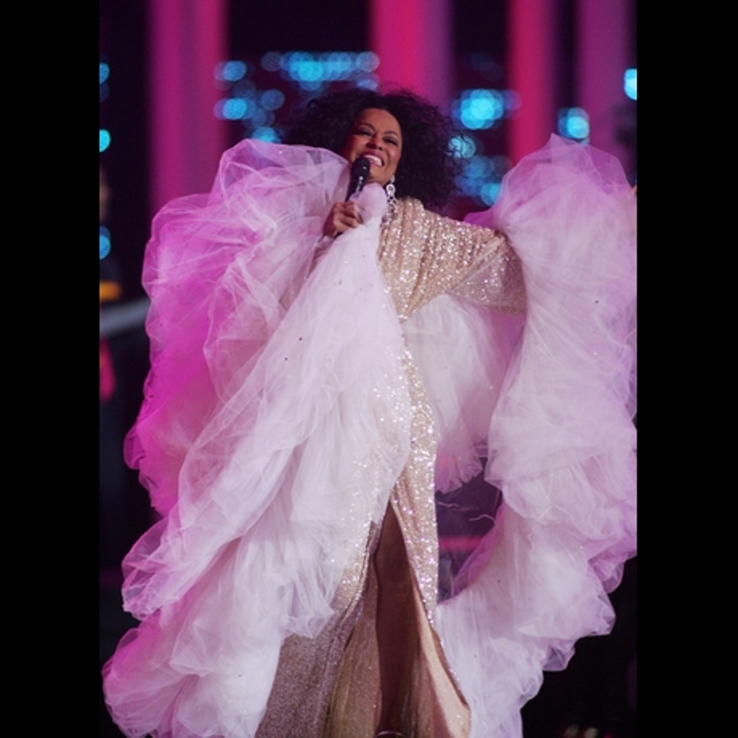 diana ross white dress gold butterfly wings SABRINA Black Maxi Dress with Gold Sequins main image 1