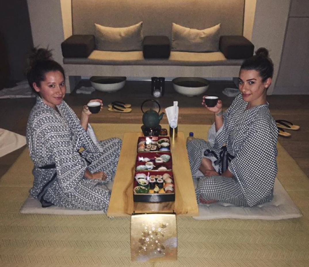 Ashley Tisdale and Lea Michele