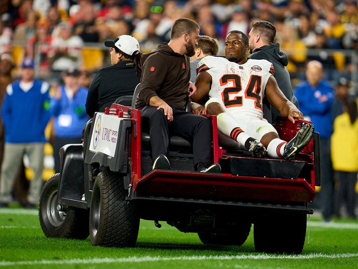 Browns' Nick Chubb (calf) out for 'Thursday Night Football' matchup with  Broncos 