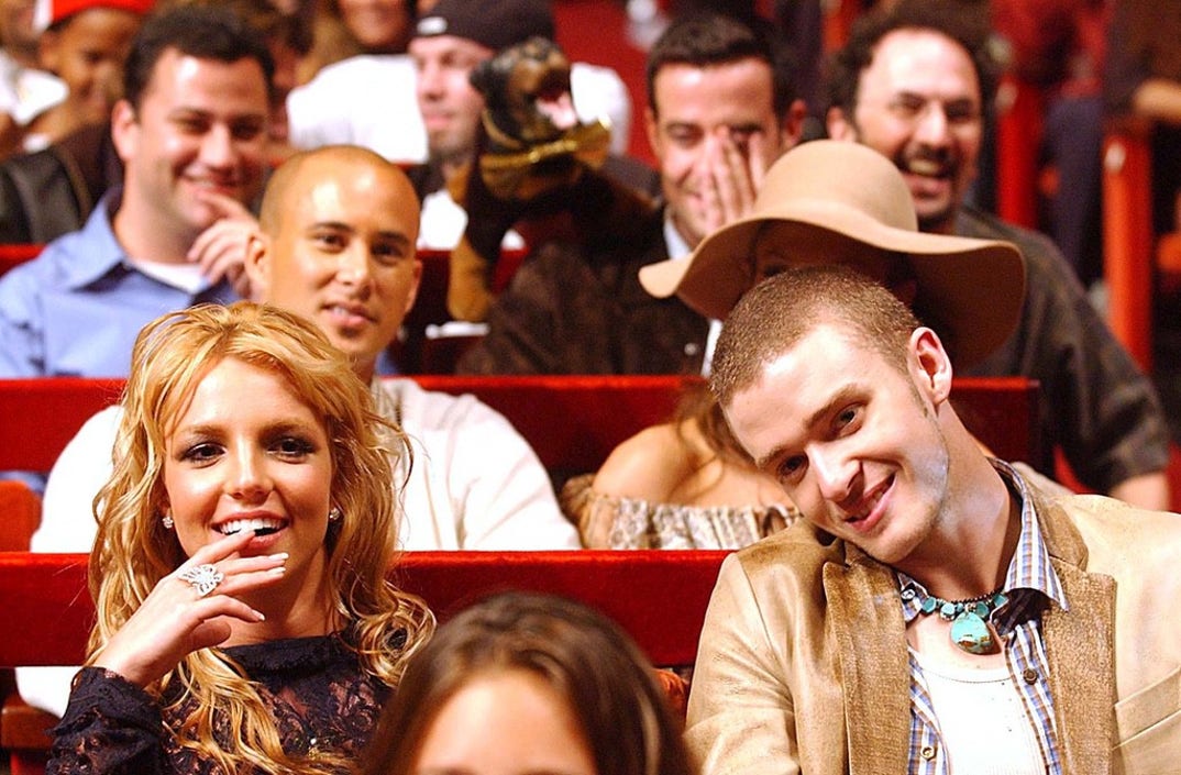 Britney Spears and Justin Timberlake