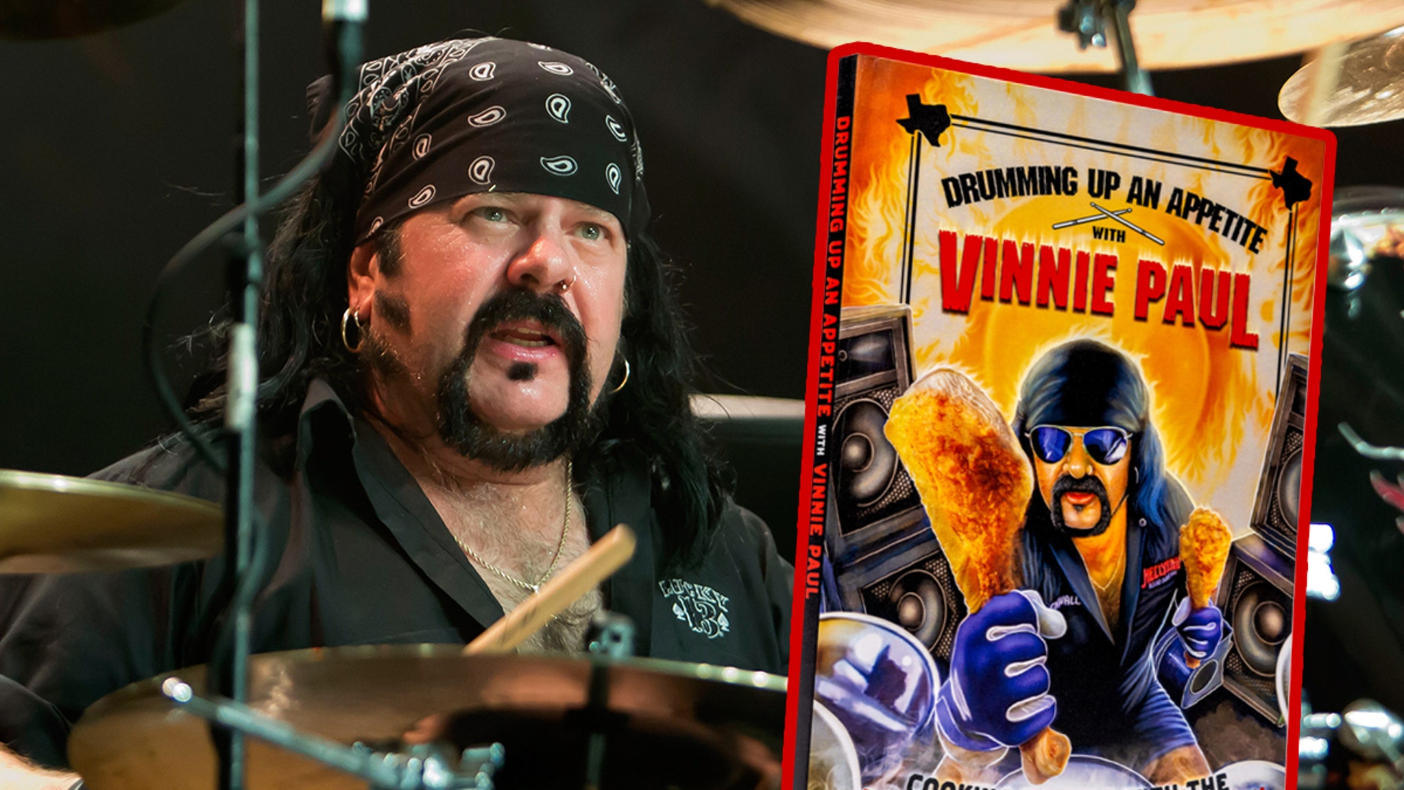 Late Pantera Drummer Vinnie Paul Cooks Up Legacy with New Cookbook