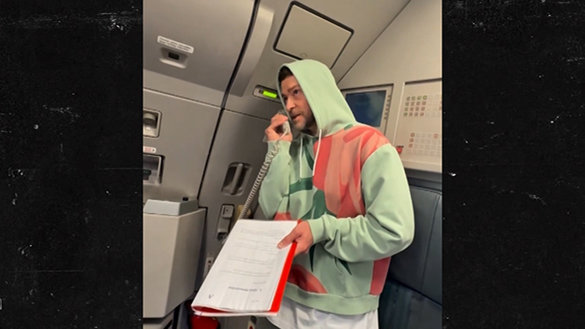 Justin Timberlake's In-Flight Hijinks: Playing Flight Attendant & Golf Mid-Air