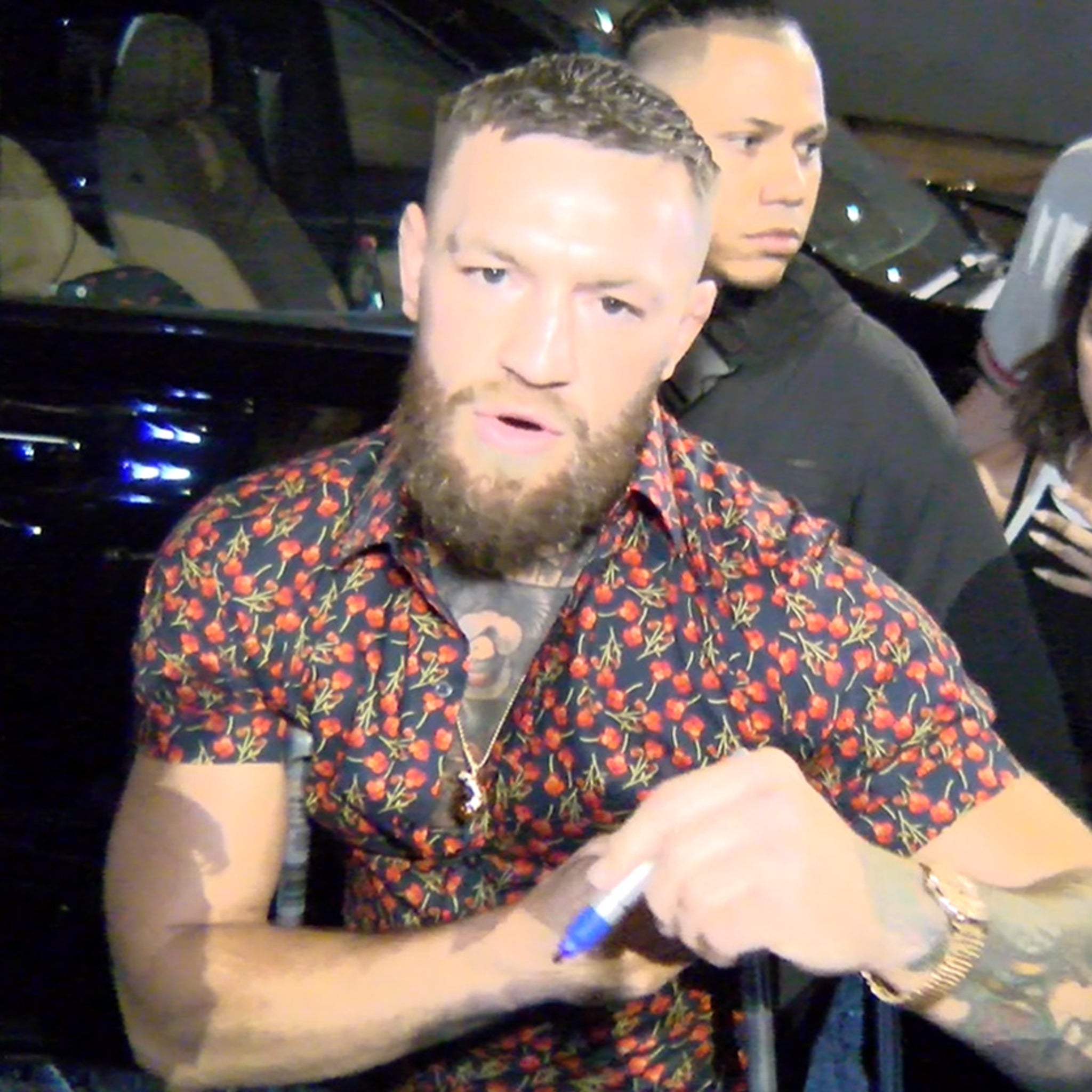 Conor McGregor on Crutches Splurges on Louis Vuitton During His