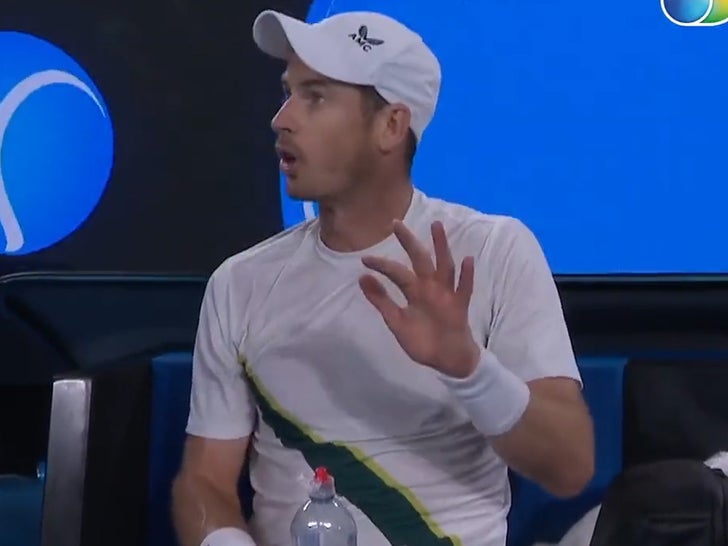 Andy Murray Enraged After Ump Refuses Bathroom Break In Marathon Aus. Open Match