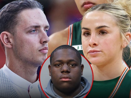 carson beck hanna cavinder mug shot main getty