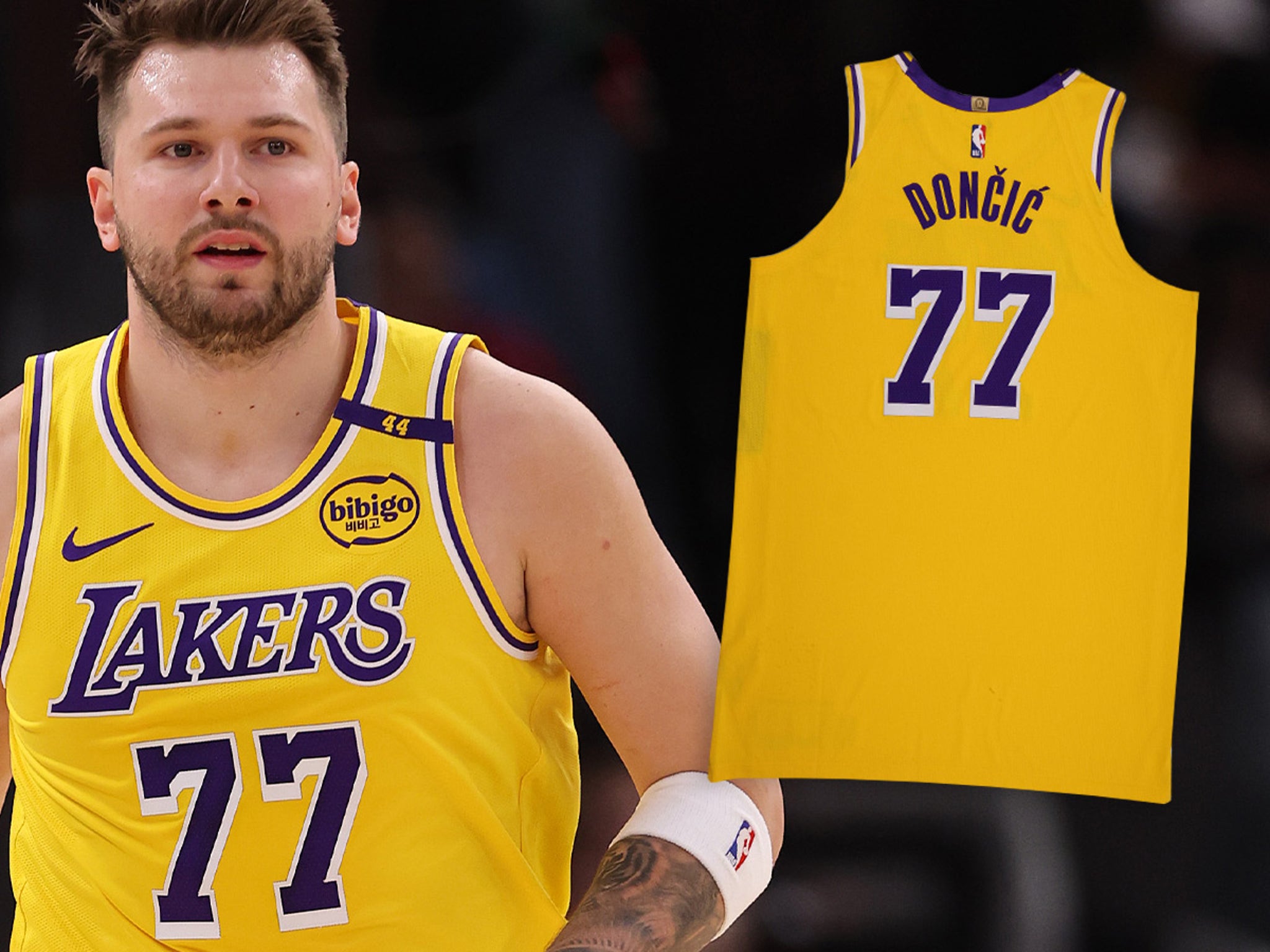 Luka Doncic's Game-Worn Lakers Jersey Hits Auction, Could