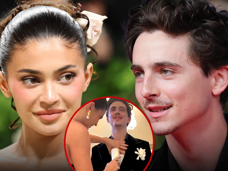 Kylie Jenner Timothee Chalamet Getty Instagram Composite