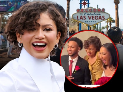zendaya wedding vegas getty 1
