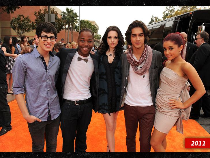 sub victorious Matt Bennett, Leon Thomas III, Elizabeth Gilles Avan Jogia Ariana Grande getty