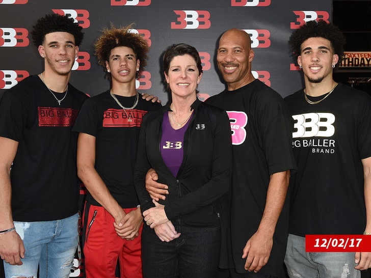 Tina Ball lavar ball kids getty 2