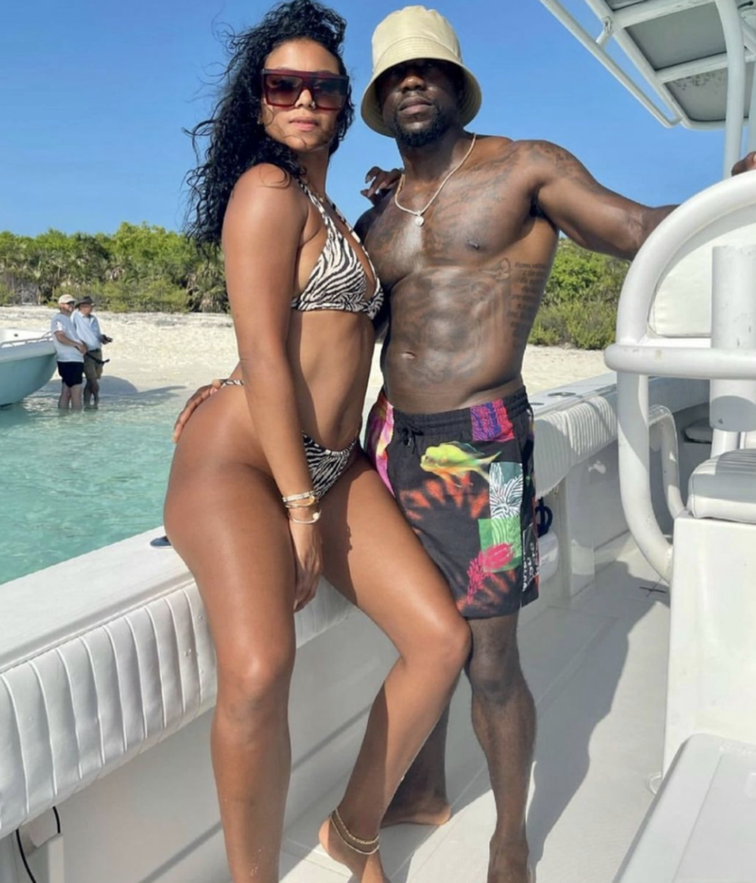 Kevin Hart and Eniko Hart