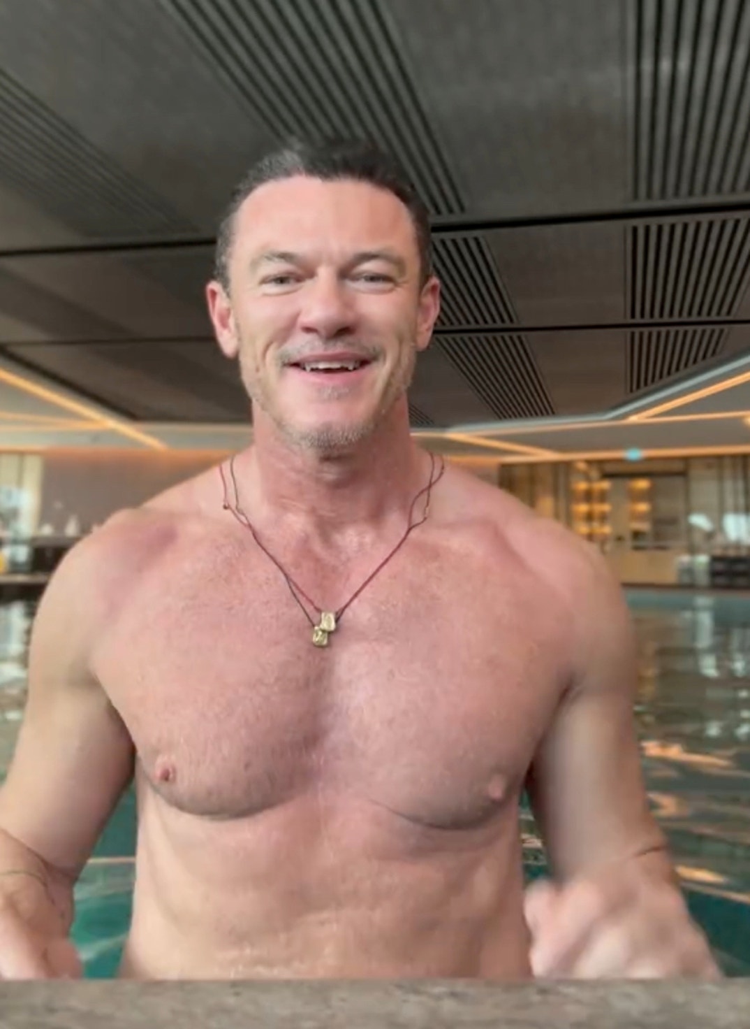 Luke Evans Shirtless Shots 1