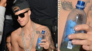 Justin Bieber -- What's In the Water Bottle?