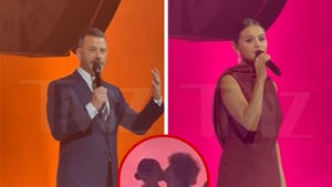 Jimmy Kimmel and Selena Gomez