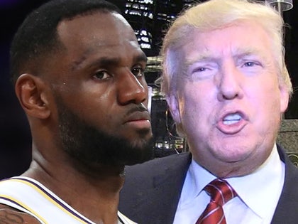 1021 lebron james donald trump tmz getty