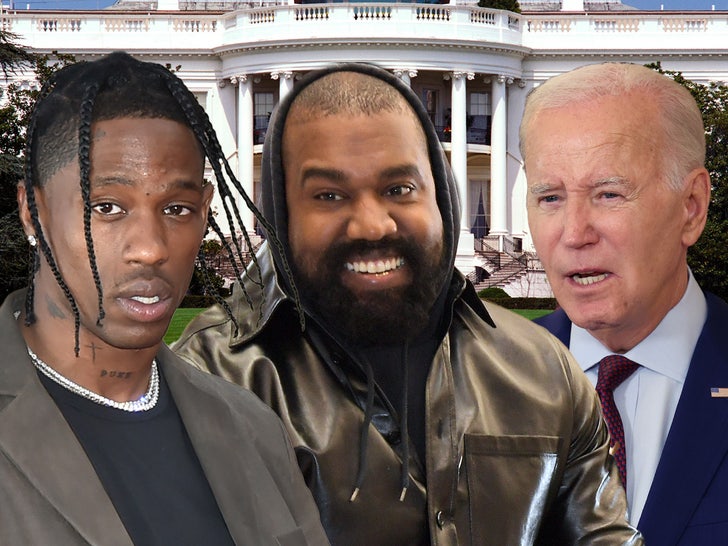 travis scott kanye west joe biden