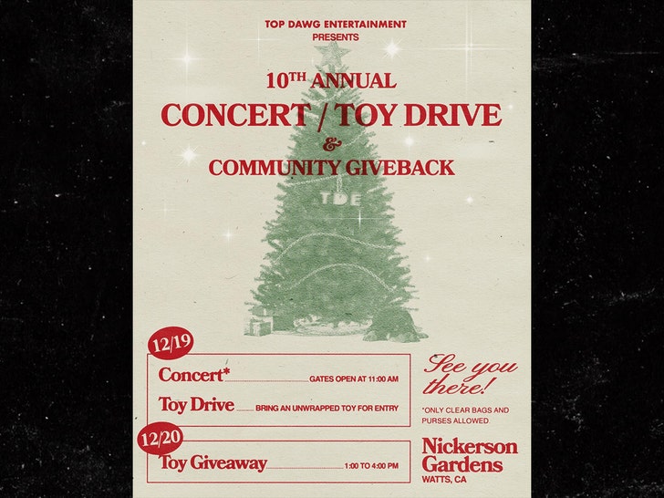top dawg entertainment concert toy drive