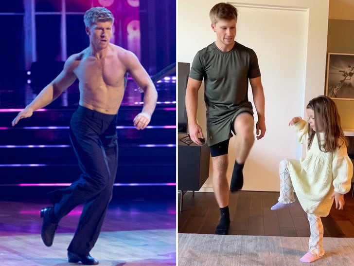 Robert Irwin, son of the late Crocodile Hunter Steve Irwin, has made waves on 'Dancing With The Stars.' Earlier this week, he caused a stir by dramatically ripping off his shirt during a performance that sent the internet into a frenzy! Plus, his heartwarming dance video with his adorable niece has Gen-Z all aflutter! Does he have what it takes to win the coveted Mirror Ball trophy?