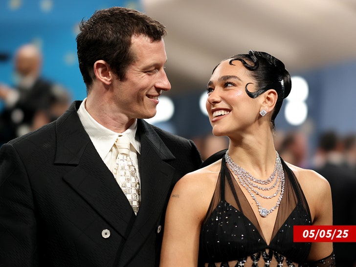 callum turner dua lipa getty