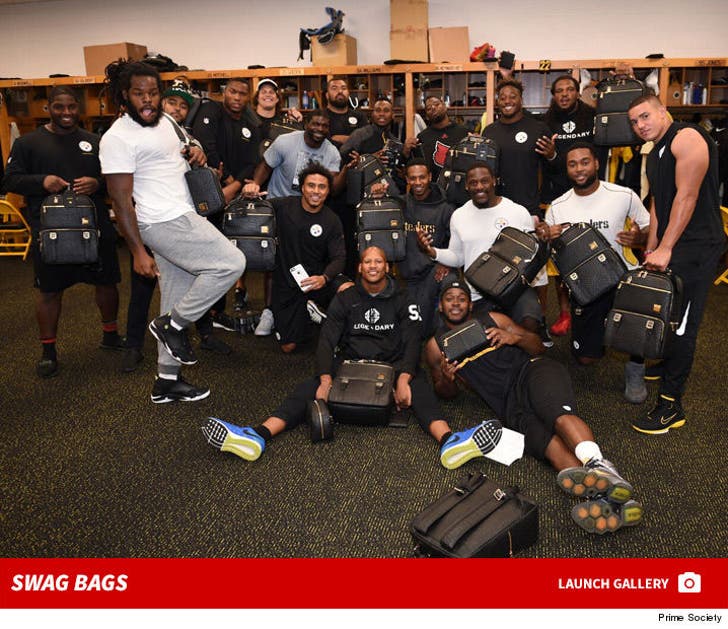 Cam Heyward -- Surprises Steelers Team with Prime Society Bags