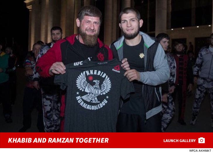 Khabib Nurmagomedov Meets With Ramzan Kadyrov