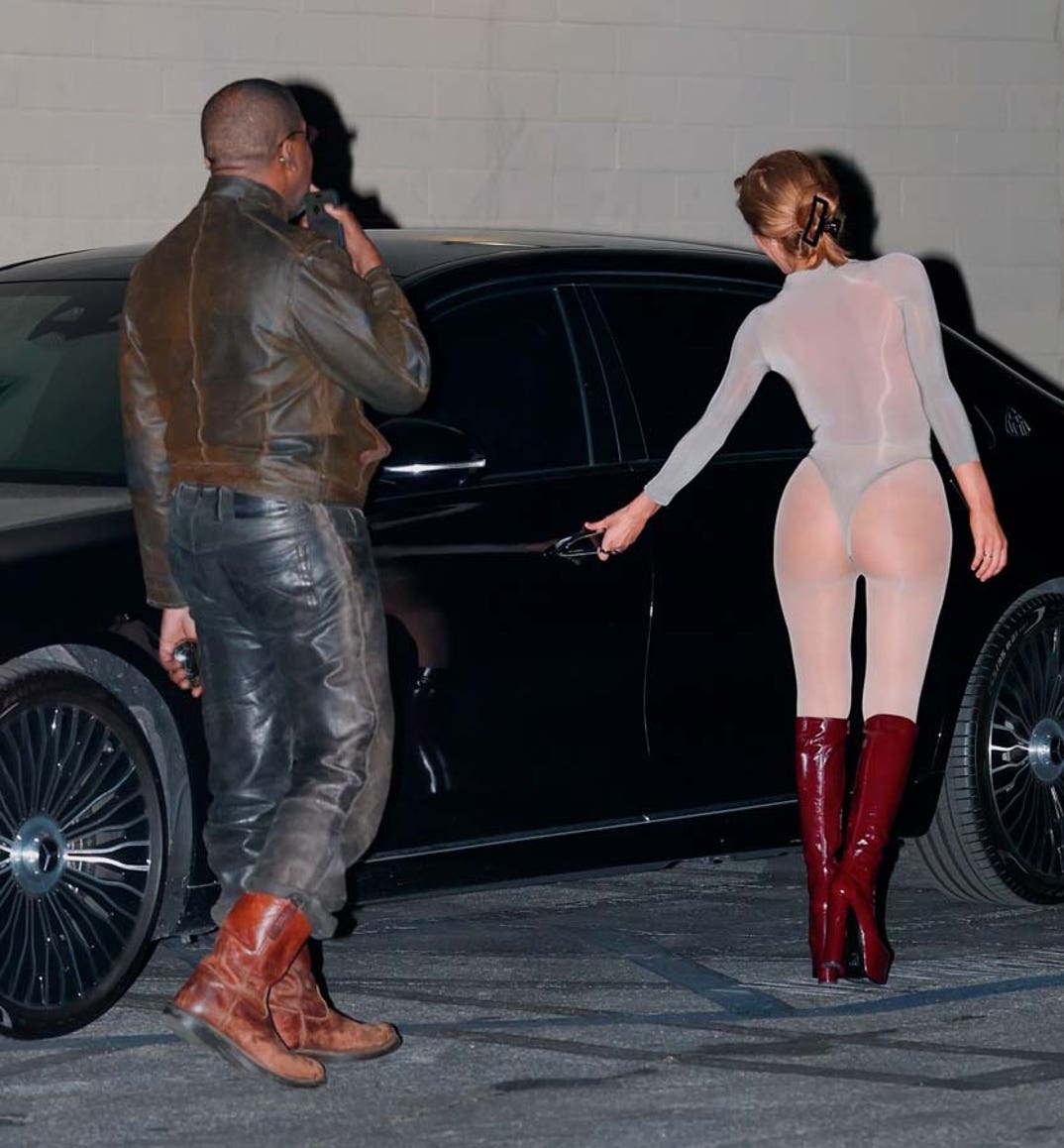 Bianca Censori and Kanye West