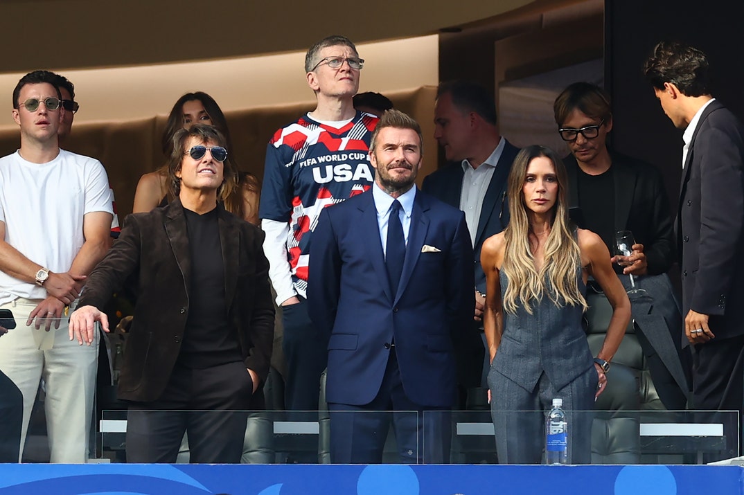 Tom Cruise, David Beckham & Victoria Beckham