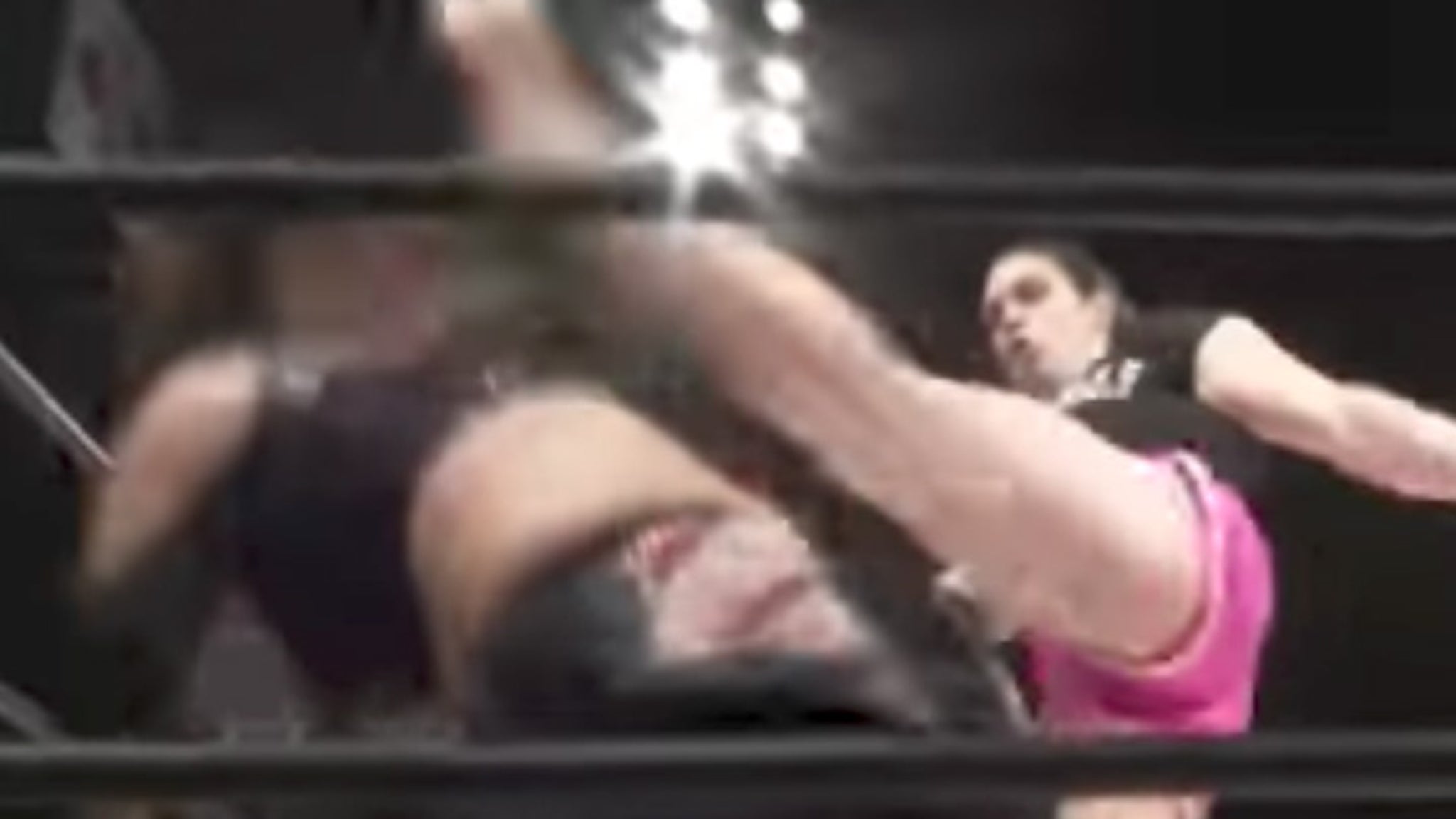 MMA's Gabi Garcia Bashes Tiny Old Lady's Skull with Illegal Head-...