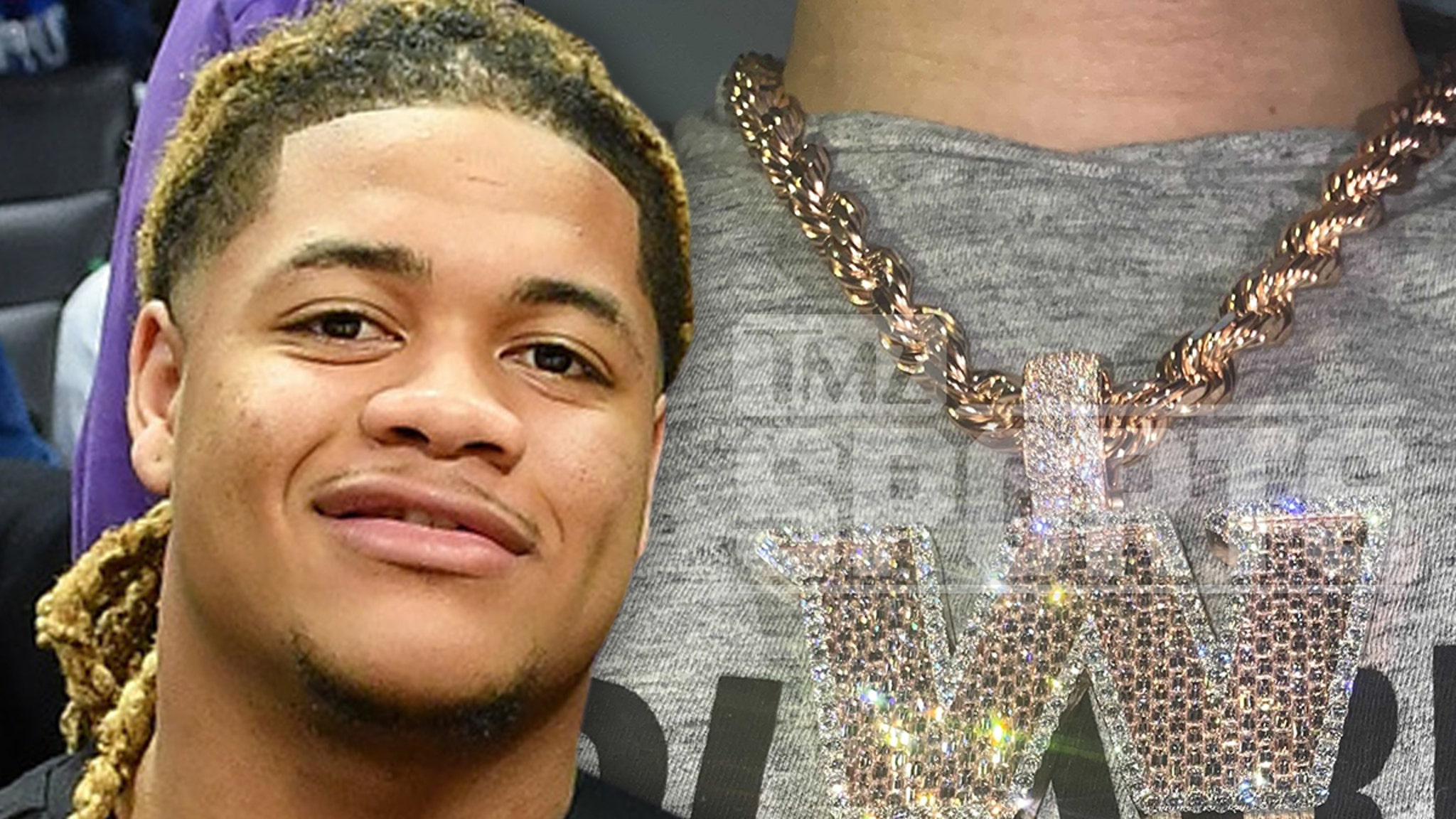 NFL's Chase Young Cops Huge Washington Football Team Logo Chain, Worth