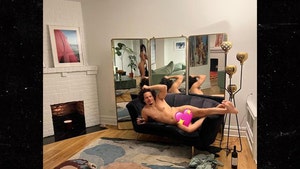 Emily Ratajkowski and Eric Andre Pose For Nude Valentine's Day Post