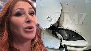 '80s Pop Star Tiffany Lucky to Be Alive After Car Collides With Truck Tire