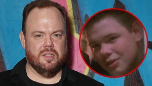 Devin Ratray close-up as an adult next to close-up from Home Alone.