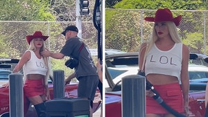 Kesha Poses in Gas Station Photo Shoot, Possibly Jabs at Katy Perry